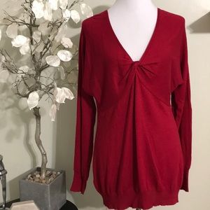 LOFT RED SWEATER